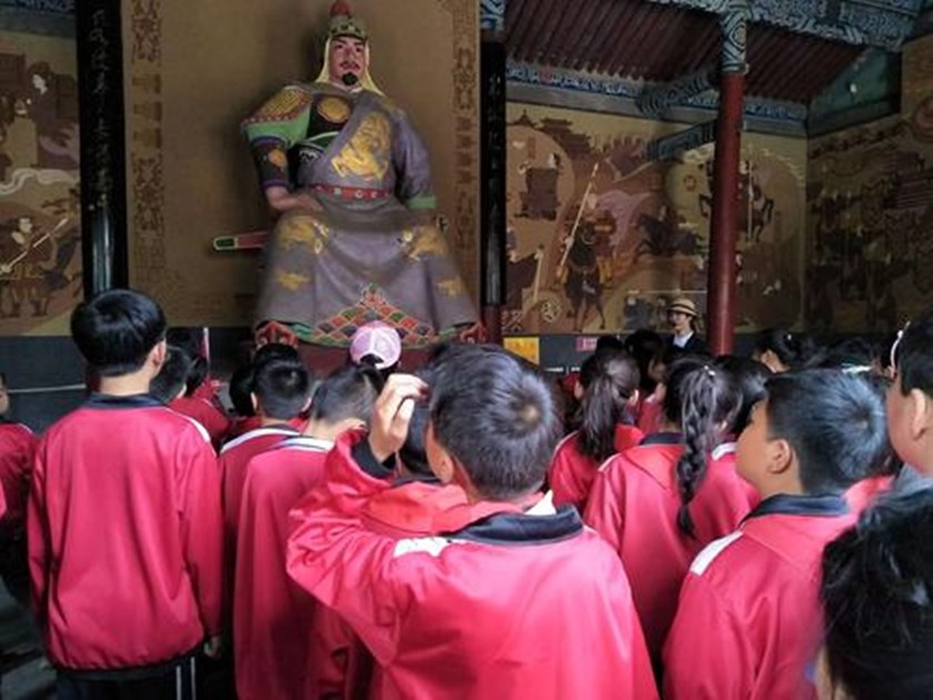 研学岳飞庙  学做忠孝人